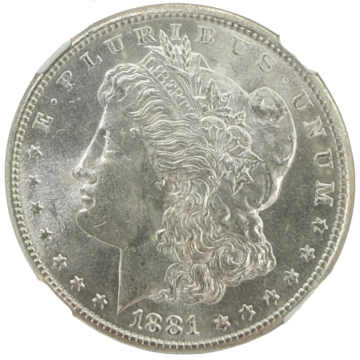 1881-S Morgan Silver Dollar NGC MS64