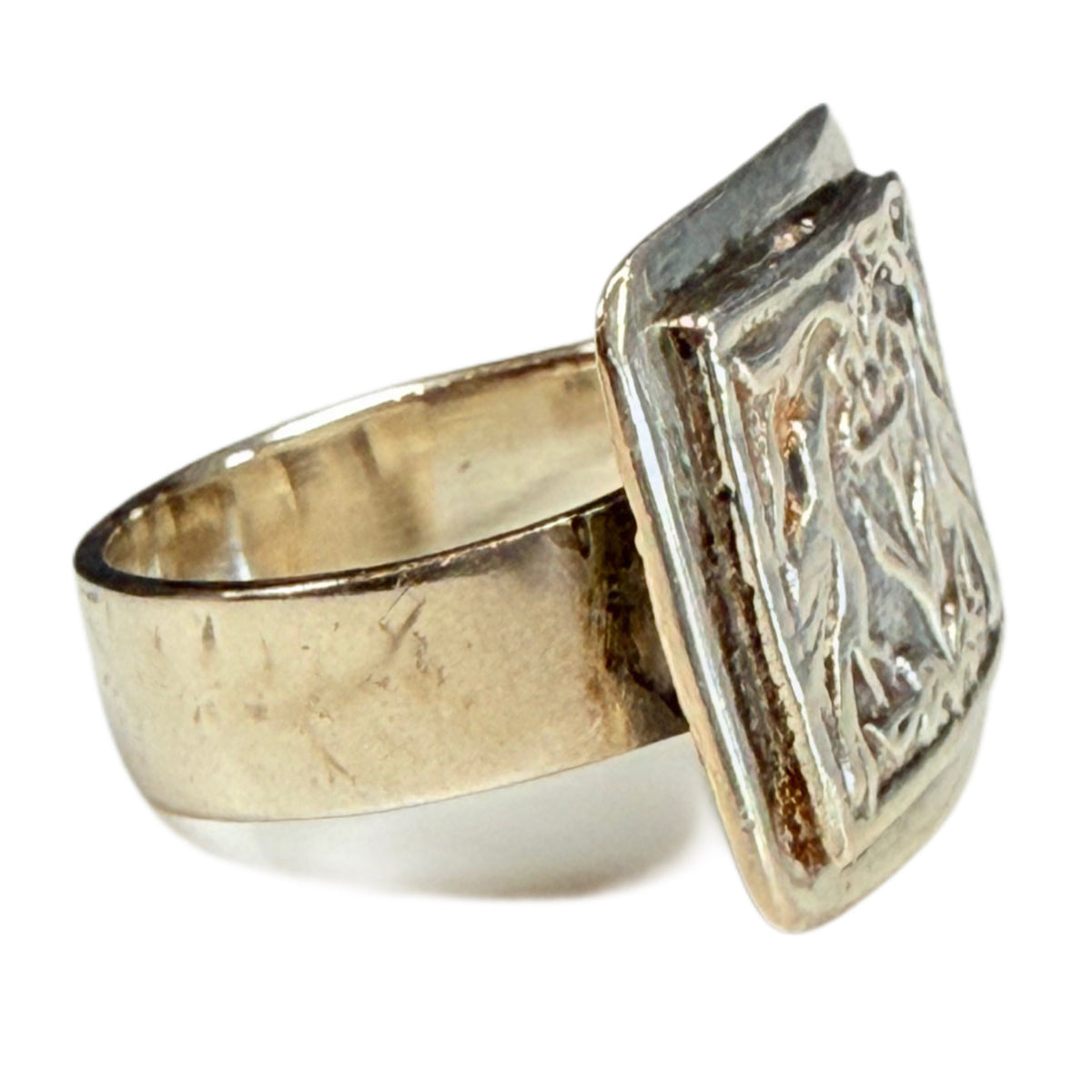 Silver Birds of Paradise Ring