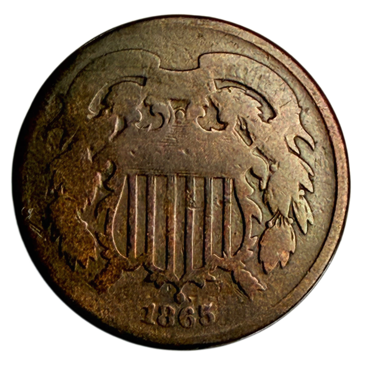1865 Two Cent Piece (Good)