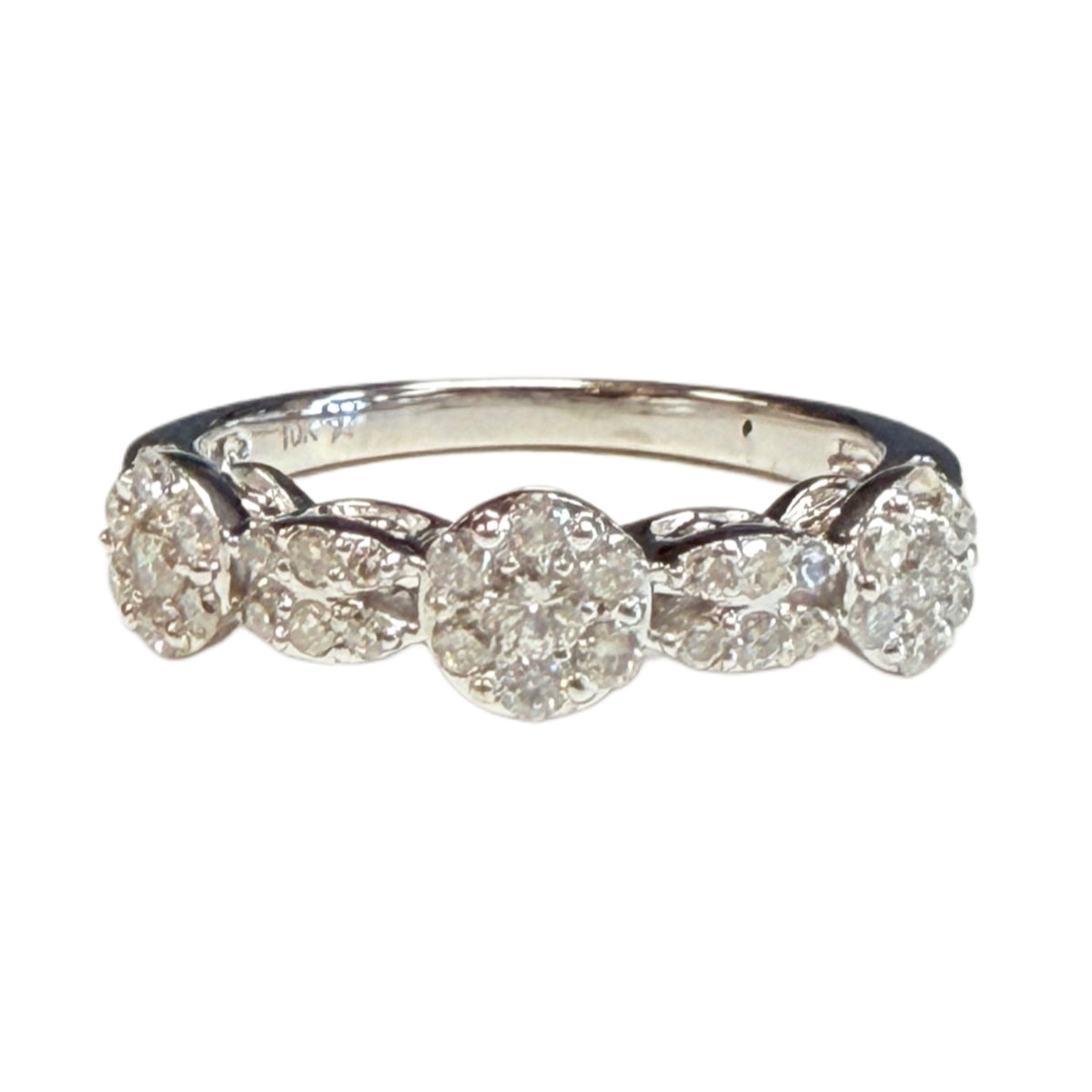 10k Diamond Stacking Ring