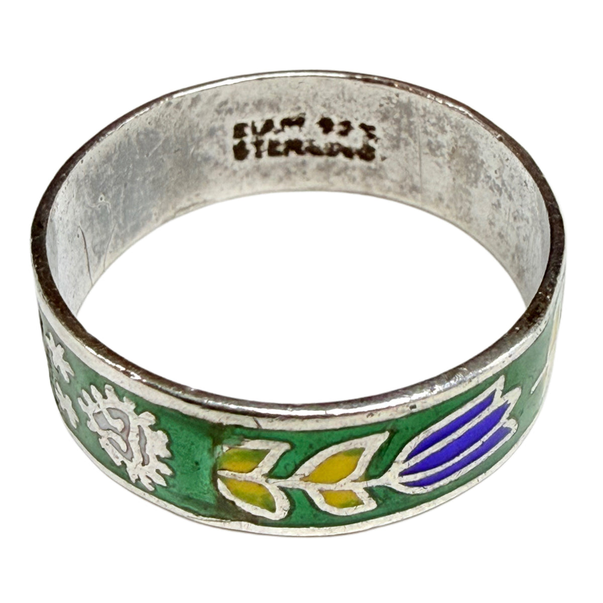 Silver Siam Ring