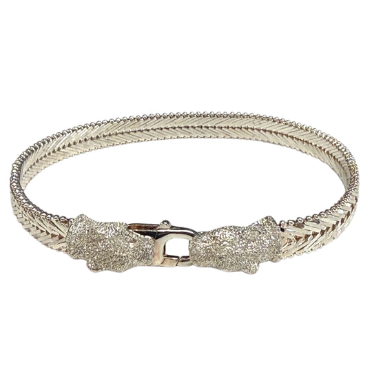 Silver Panther Bracelet