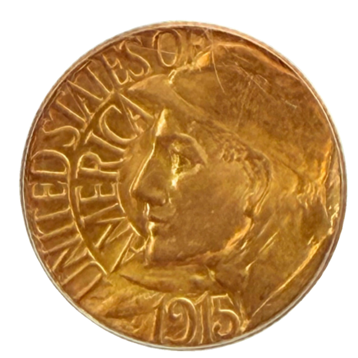 1915-S Pan-Pac $1 Commemorative Gold Coin PCGS MS65