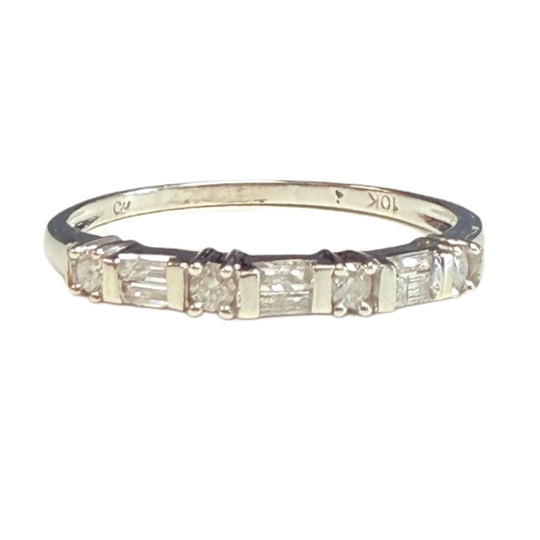 10k Diamond Stacking Ring