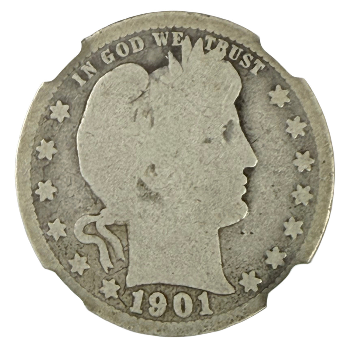 1901-S Barber Quarter NGC AG3