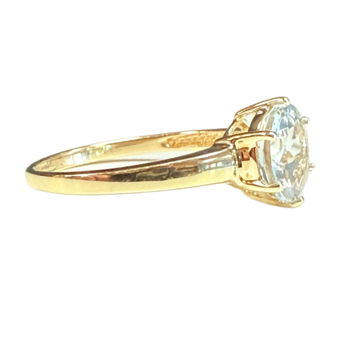 10k Gold & Aquamarine Ring