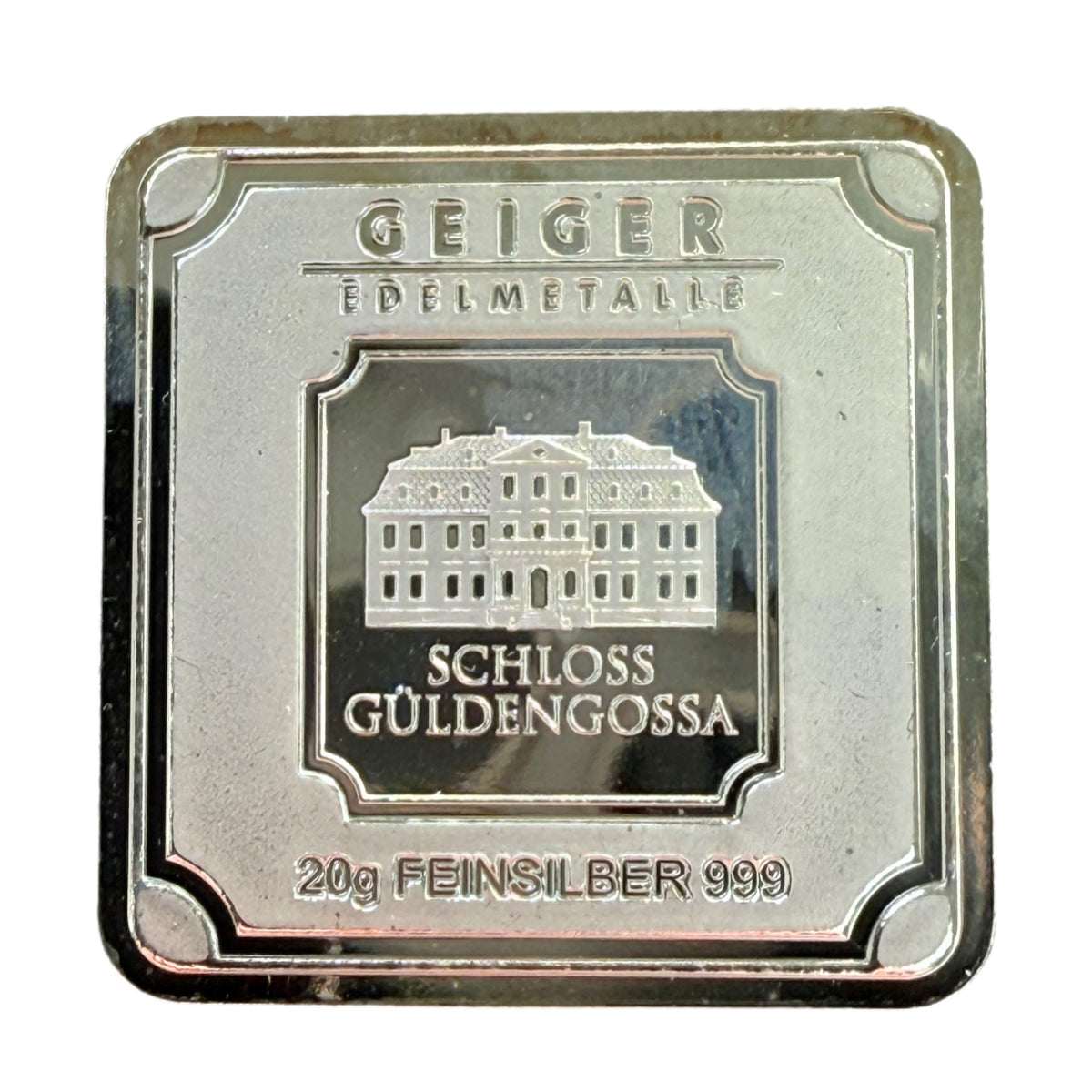 Geiger 20 g Silver Bar (Secondary) (No Assay)