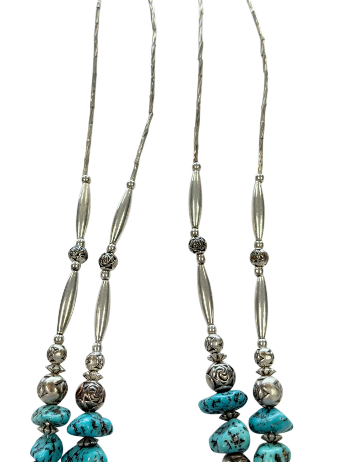 Silver & Turquoise Statement Necklace
