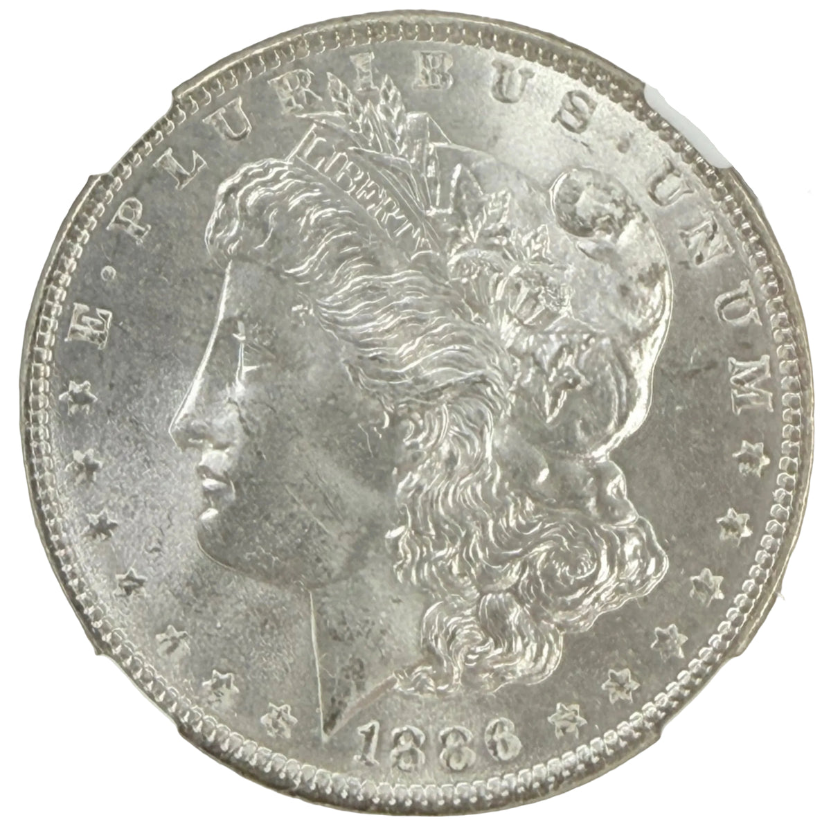 1886 Morgan Silver Dollar NGC MS64