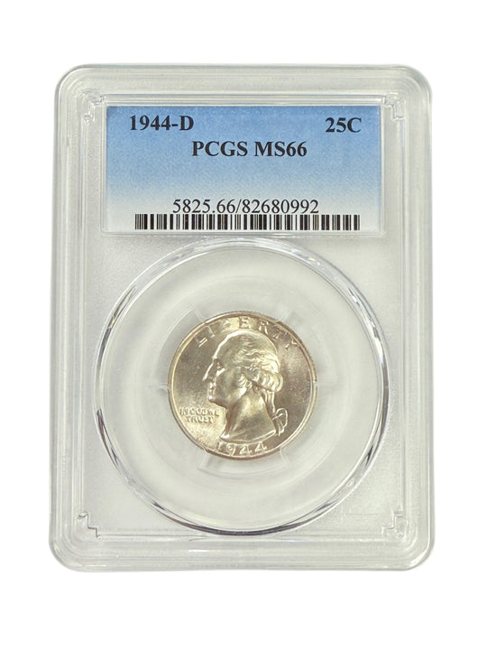 1944-D Washington Quarter PCGS MS66