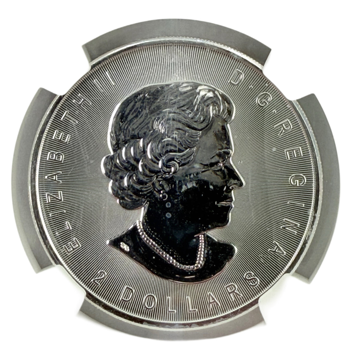 2017 Canada $2 3/4 oz Silver Wolf Moon NGC MS69 FR