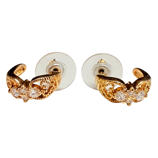 Gold Plated Cubic Zirconia Earrings
