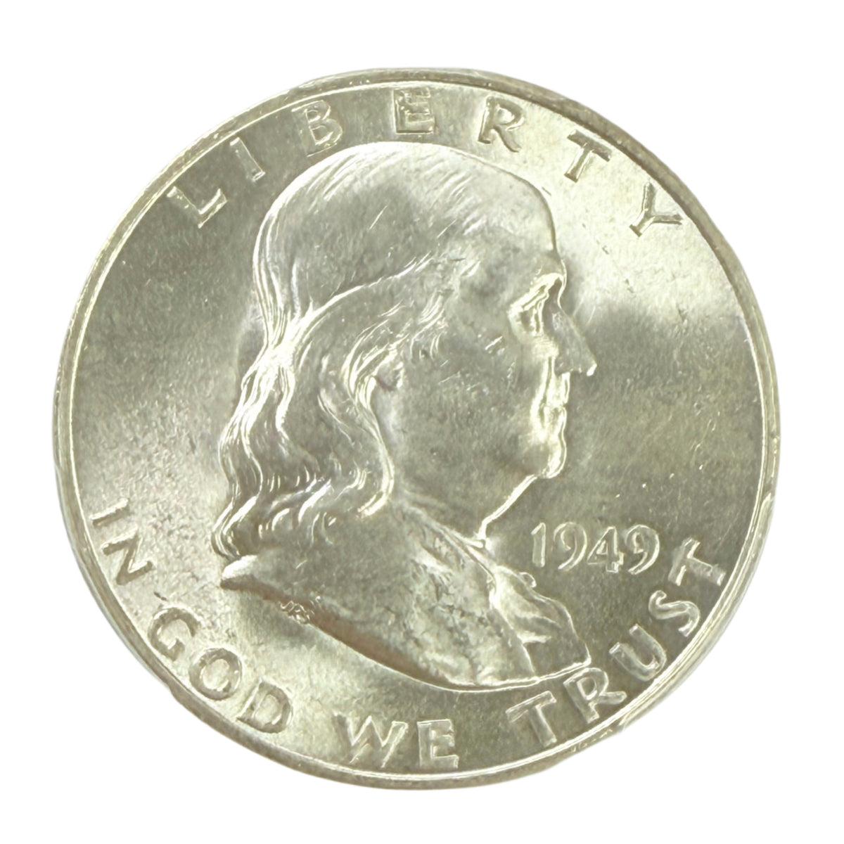 1949-D Franklin Half Dollar PCGS MS64 FBL