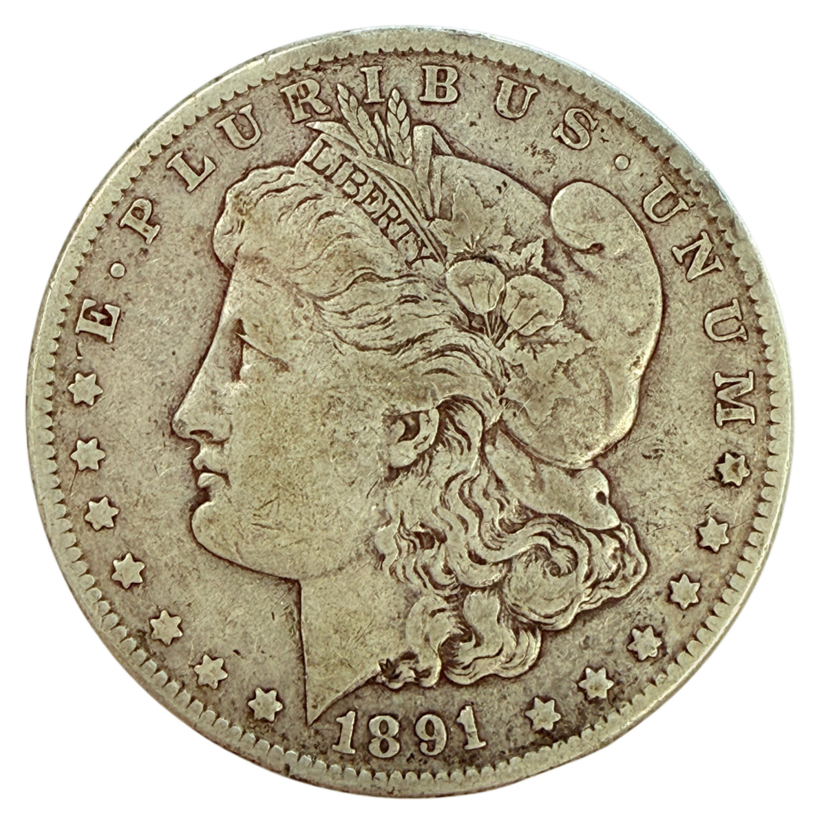 1891-CC Morgan Silver Dollar (Very Fine)
