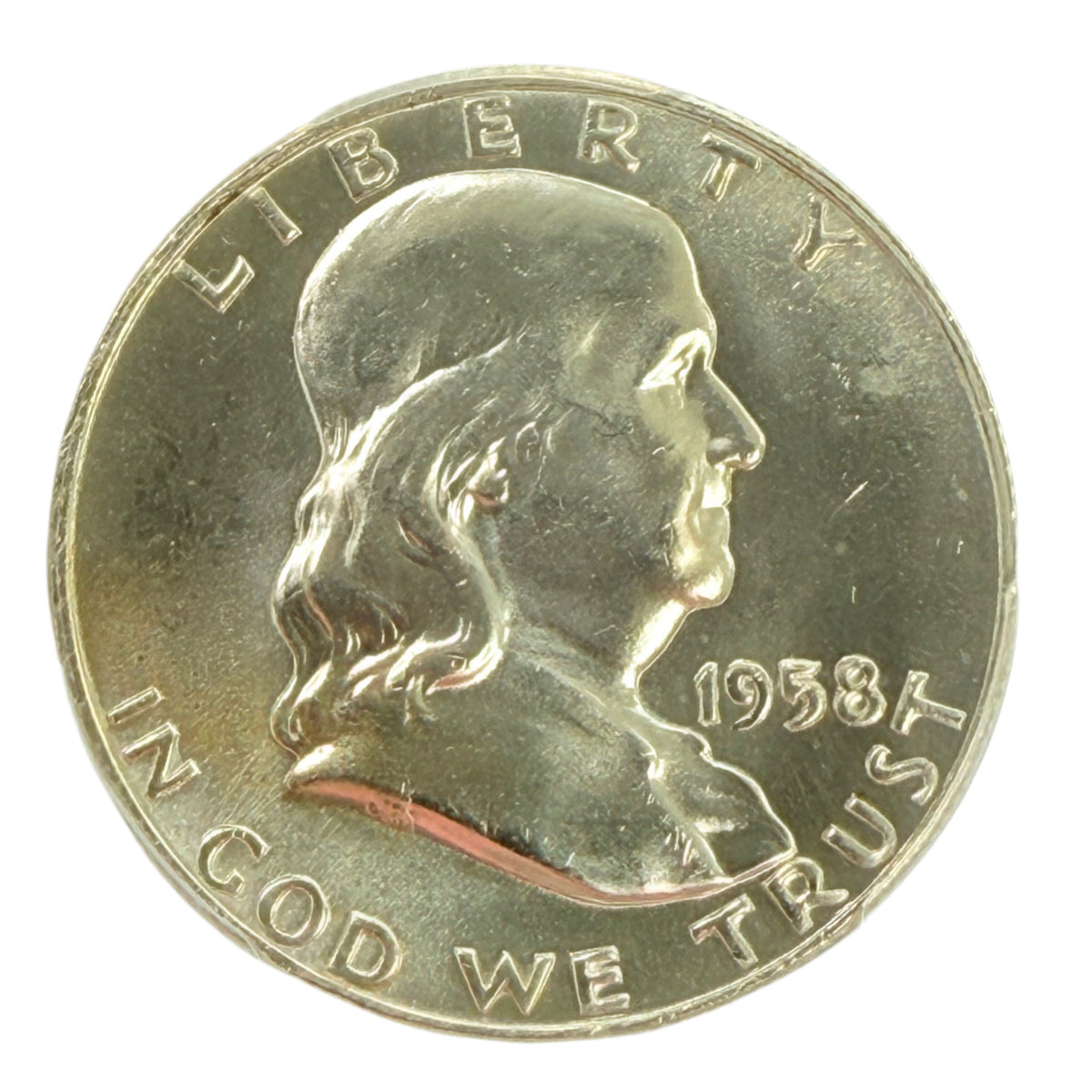 1958-D Franklin Half Dollar PCGS MS65 FBL