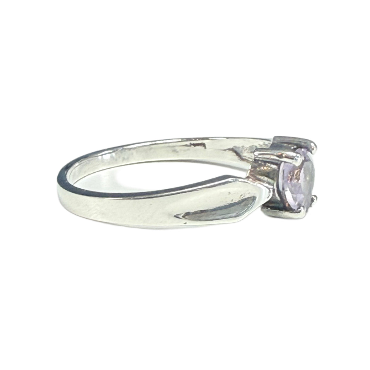 Silver & Cubic Zirconia Heart Ring