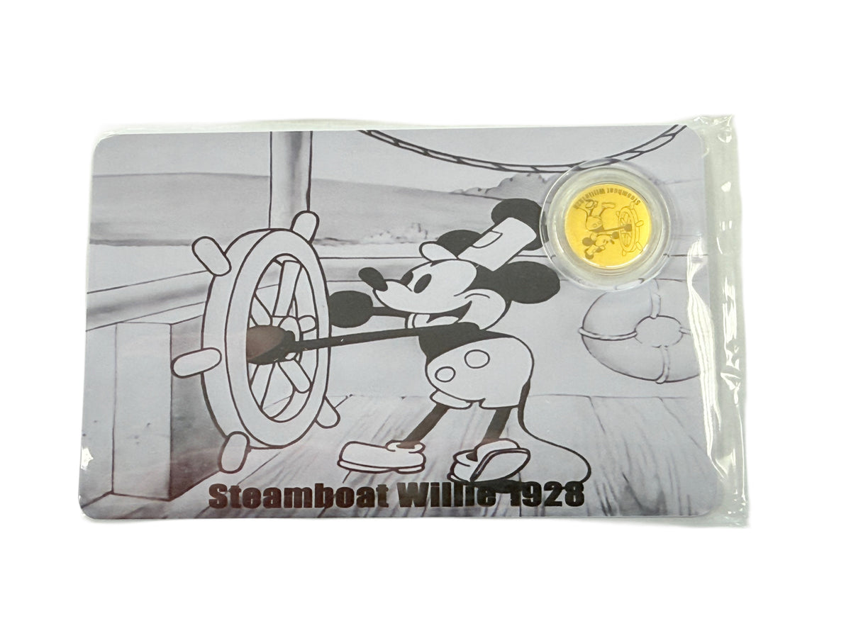 2026 Disney Steamboat Willie 1/1000oz Gold Coin