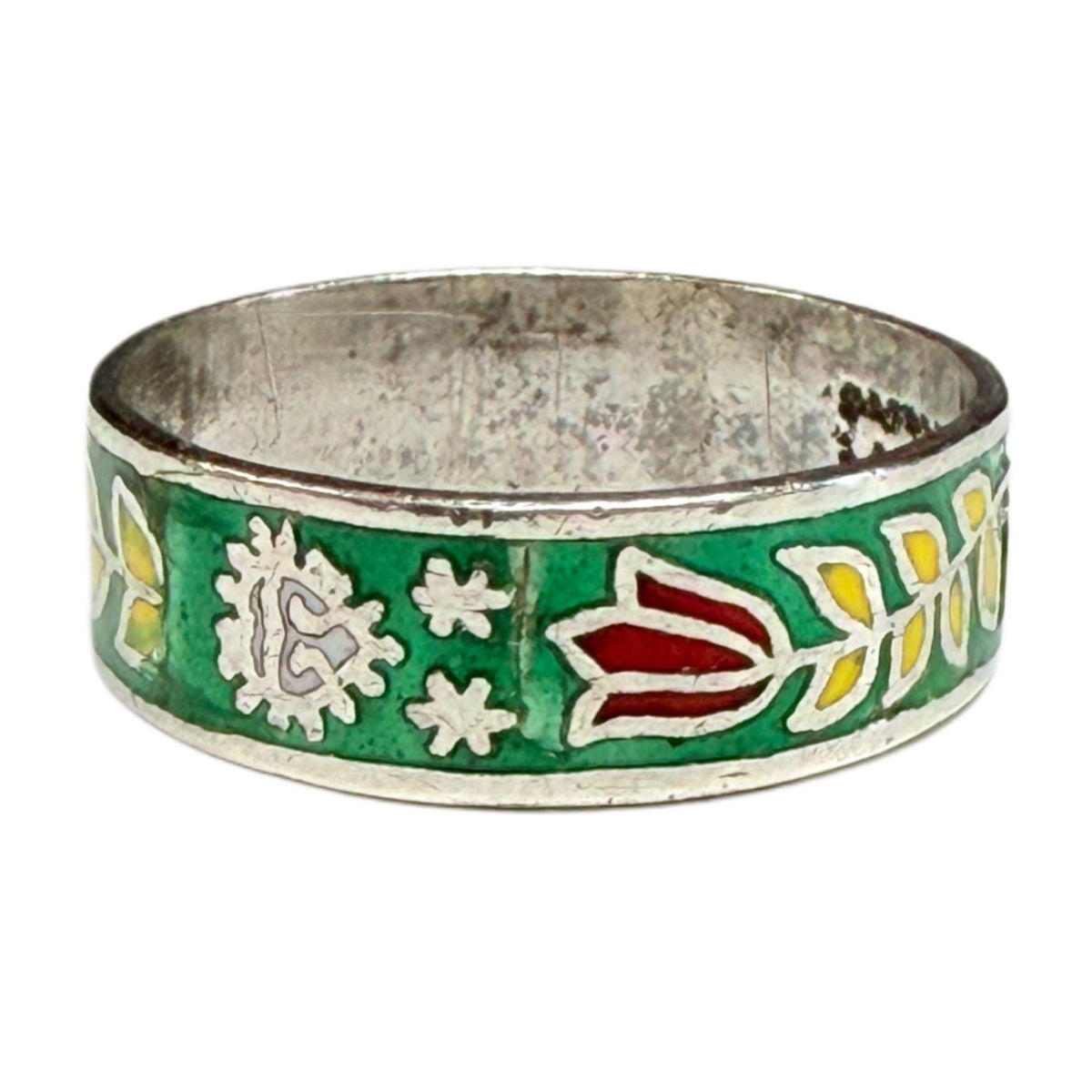 Silver Siam Ring