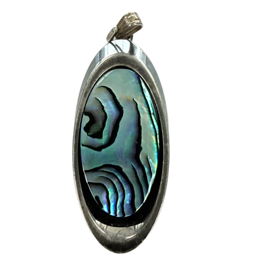 Silver & Abalone Pendant