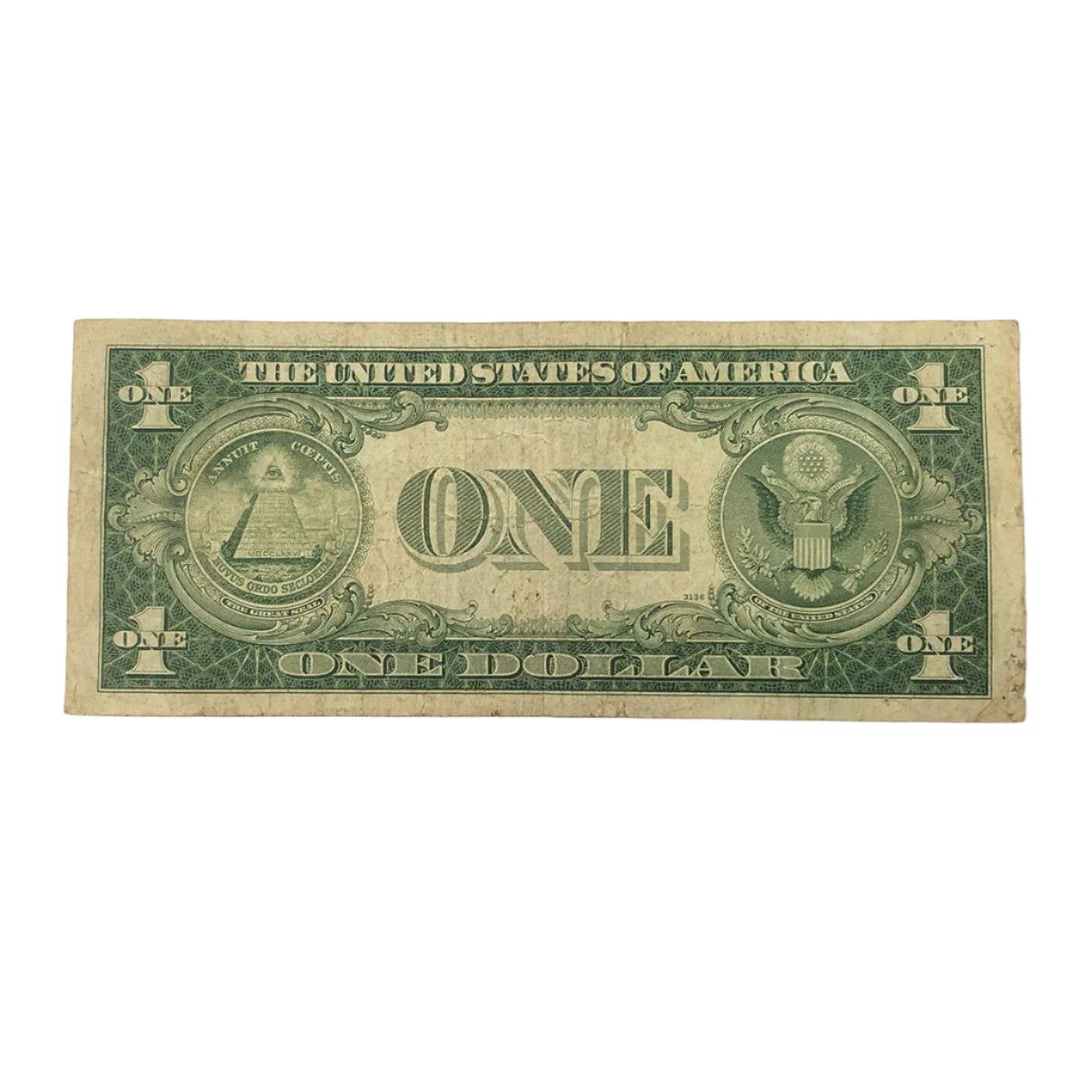 FR.2306 1935-A $1 WWII Emergency Issue North Africa Note (F Details)