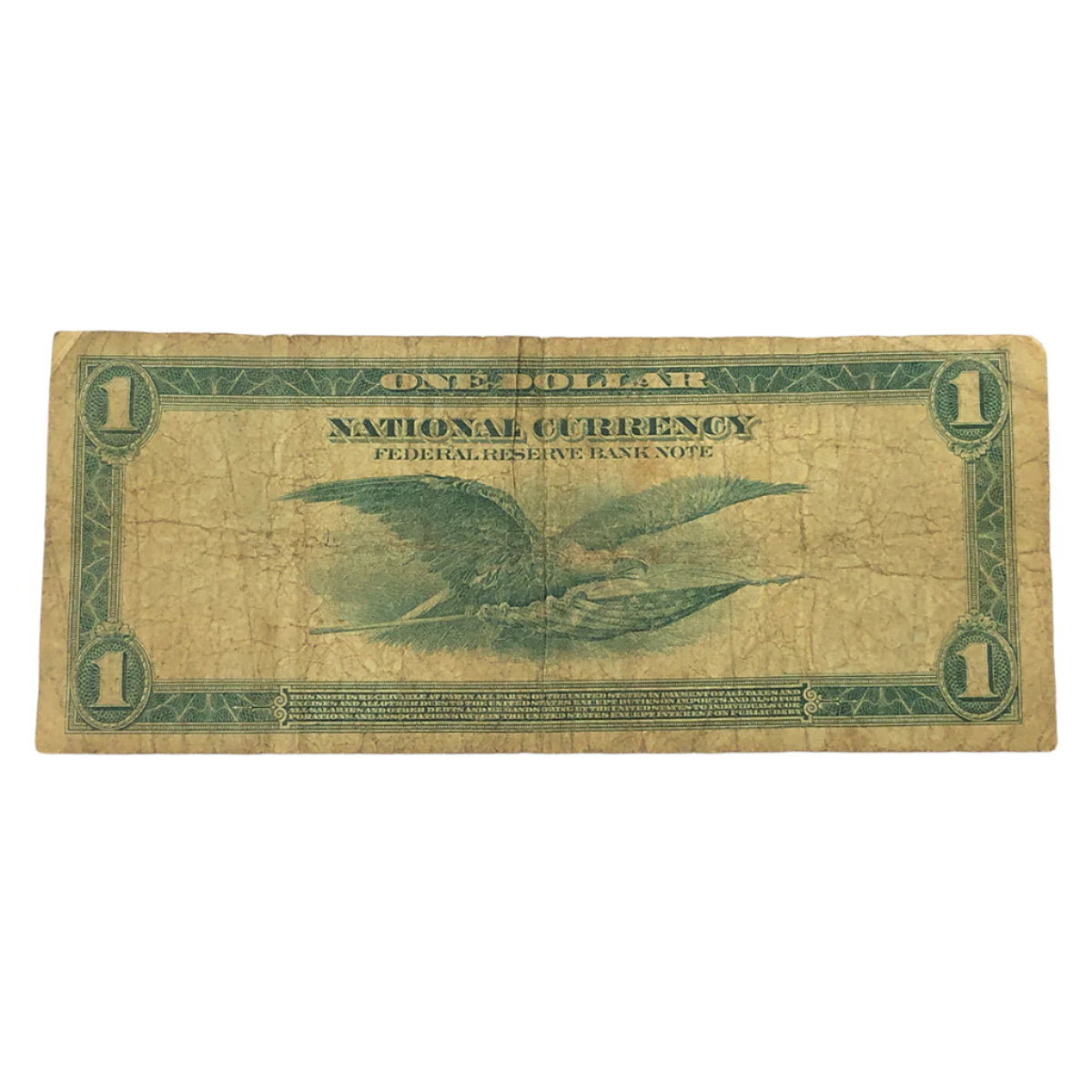 FR.720 1918 $1 Federal Reserve Bank Note Cleveland (VG)