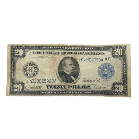 FR. 979a 1914 $20 Federal Reserve Note Cleveland (F)