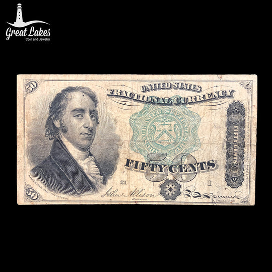 Fr. 1379 50 Cents Fractional Currency 4th Issue Dexter (VF)