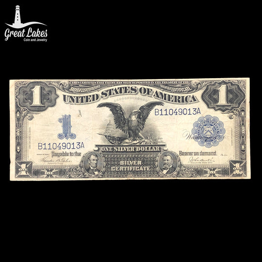 Fr.233 1899 $1 Silver Certificate “Black Eagle” VF