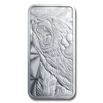 Bull & Bear 10 oz Silver Bar