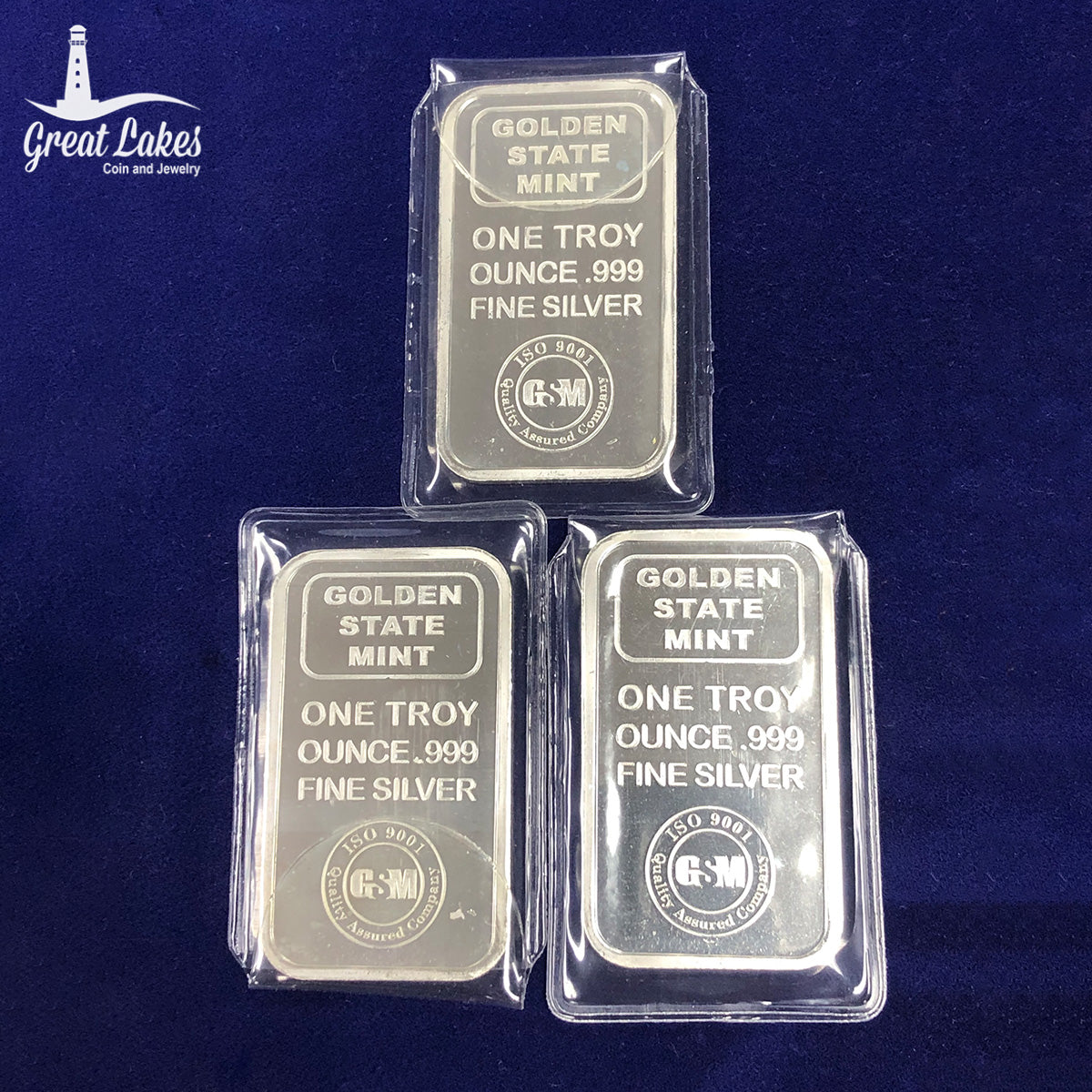 Golden State Mint 1 oz Silver Bar (Secondary Market)