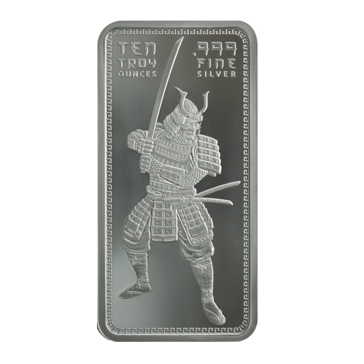 Samurai Warrior 10 oz Silver Bar