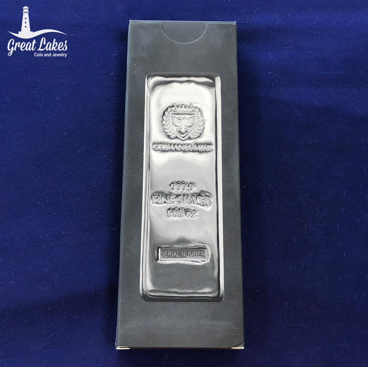 Germania Mint 100 oz Silver Bar (Secondary Market)