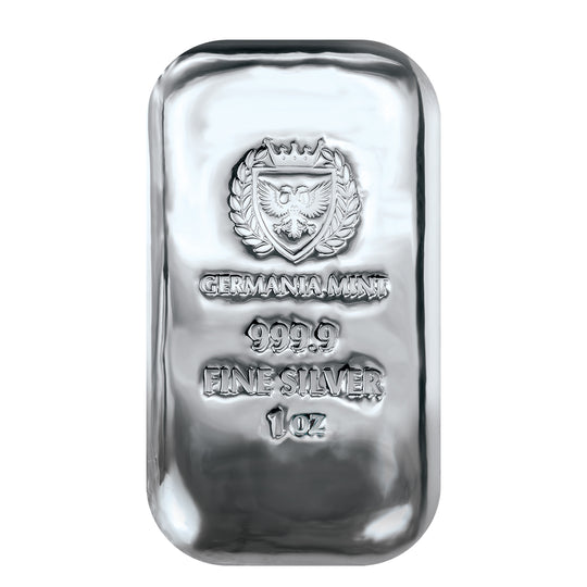 Germania Mint 1 oz Silver Bars