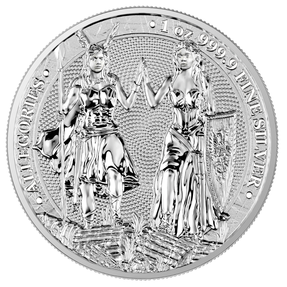 Germania Mint 2023 Allegories Galia &amp; Germania 1 oz Silver (BU)