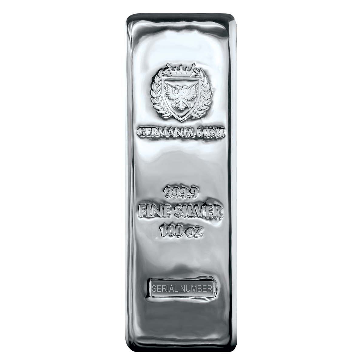 Germania Mint 100 oz Silver Bar (Secondary Market)