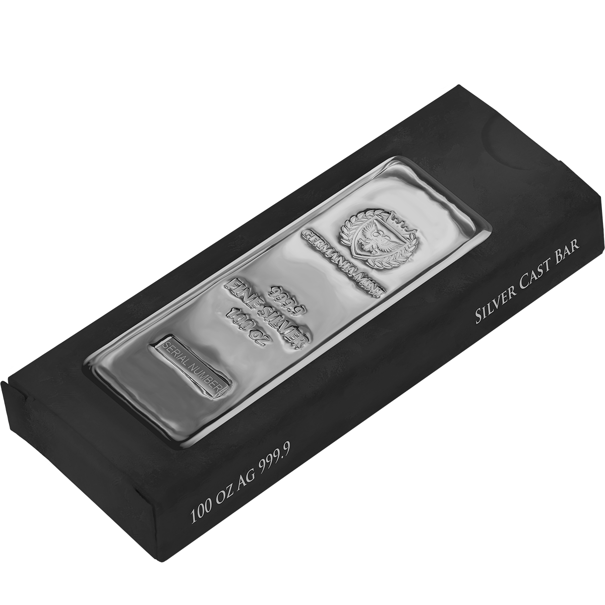 Germania Mint 100 oz Silver Bar (Secondary Market)