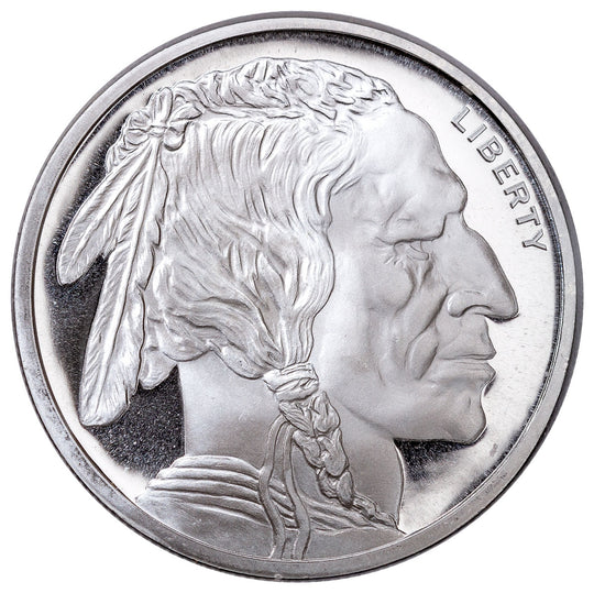 1 oz Silver Buffalo Round (BU)