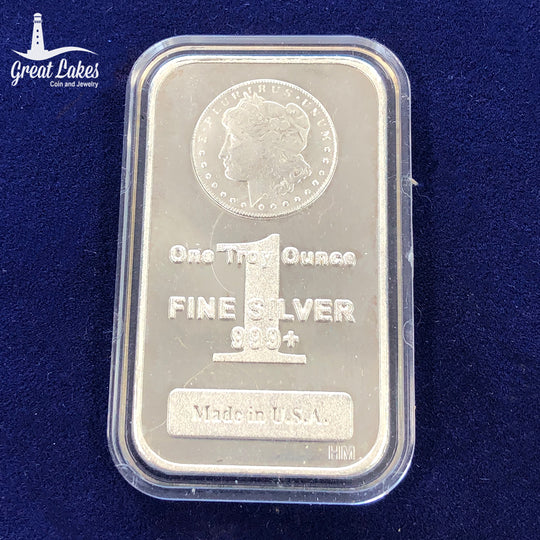 Highland Mint 1 oz Morgan Silver Bar