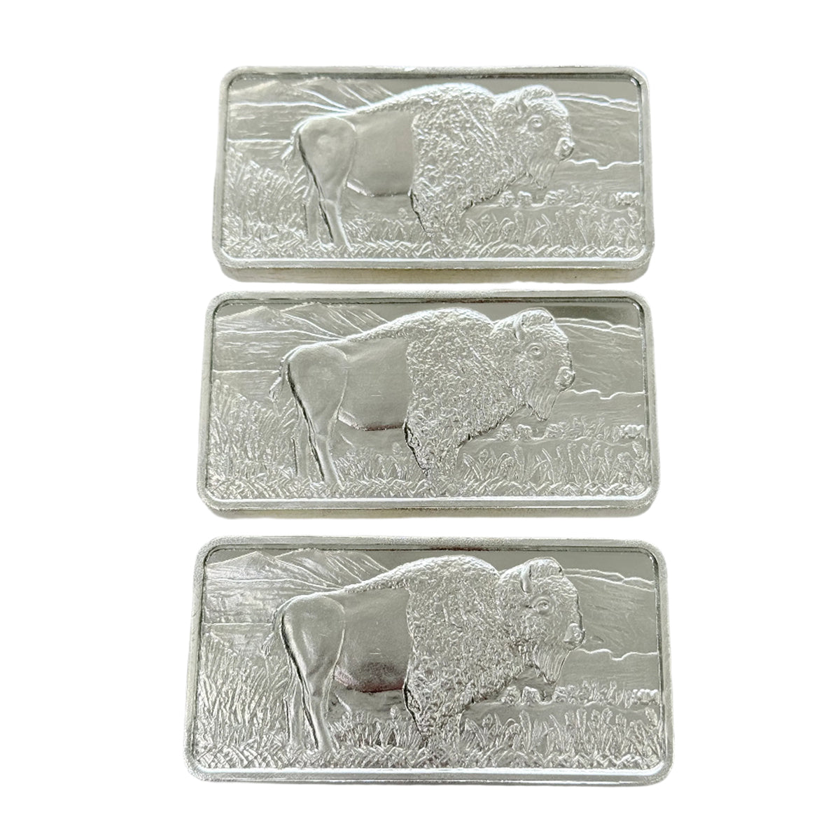 Highland Mint 10 oz Silver Buffalo Bar (Secondary)