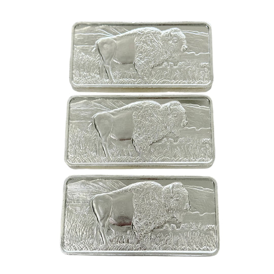 Highland Mint 10 oz Silver Buffalo Bar (Secondary)