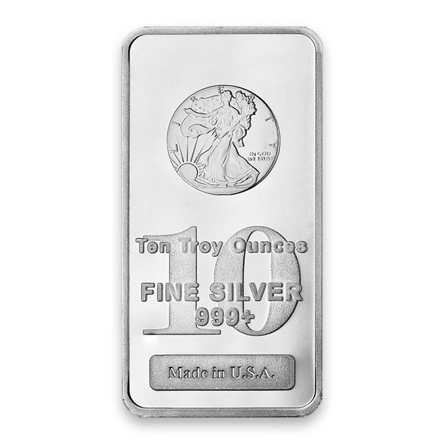 Highland Mint Walking Liberty 10 oz Silver Bar
