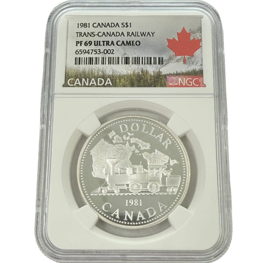 1981 Canada $1 Trans-Canada Railway