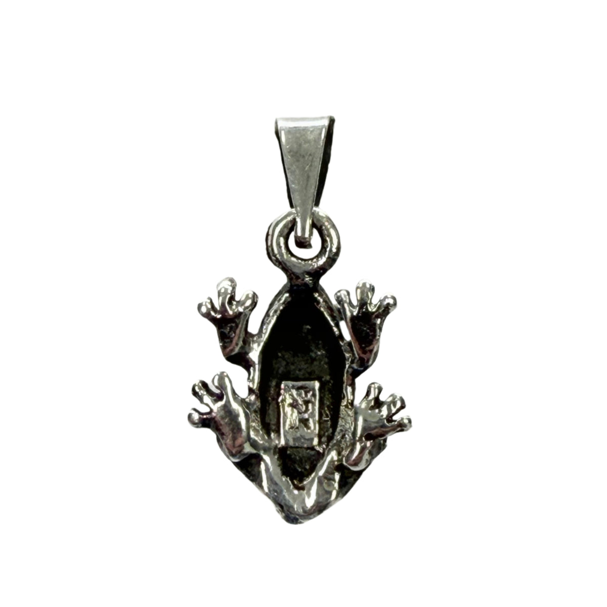 Silver Frog Pendant