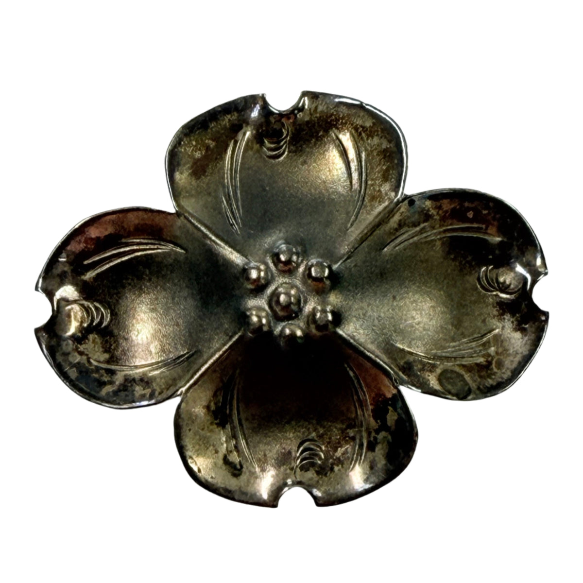 Silver Flower Pin