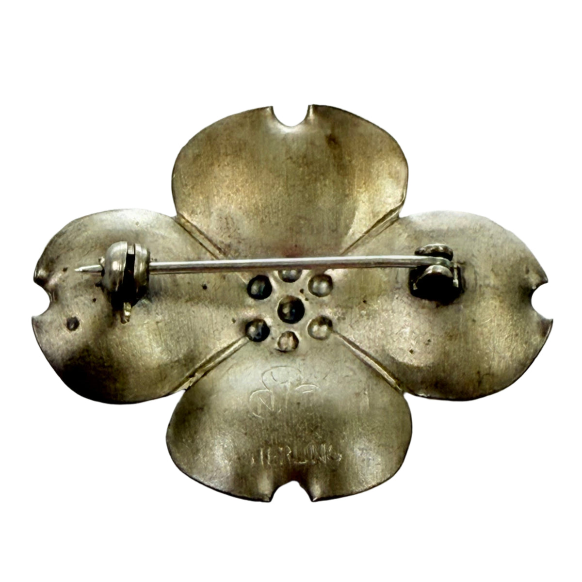 Silver Flower Pin