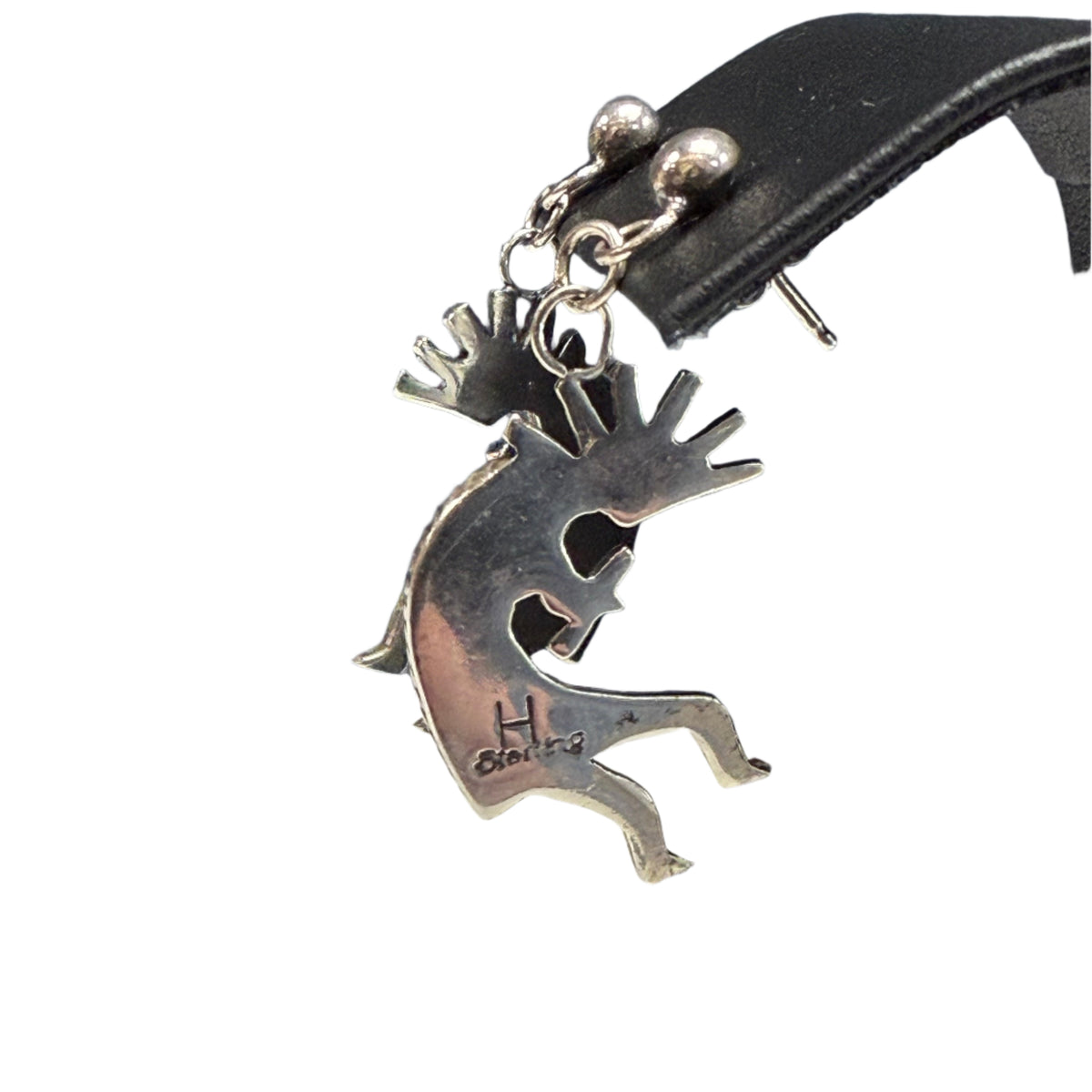 Silver Kokopelli Earrings