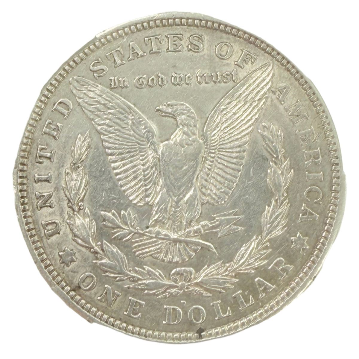 1921-D Morgan Silver Dollar CAC AU Details (Cleaned)