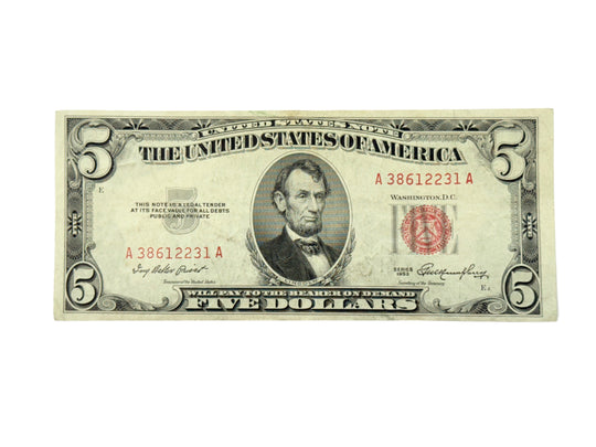 1953 $5 Legal Tender (VF)