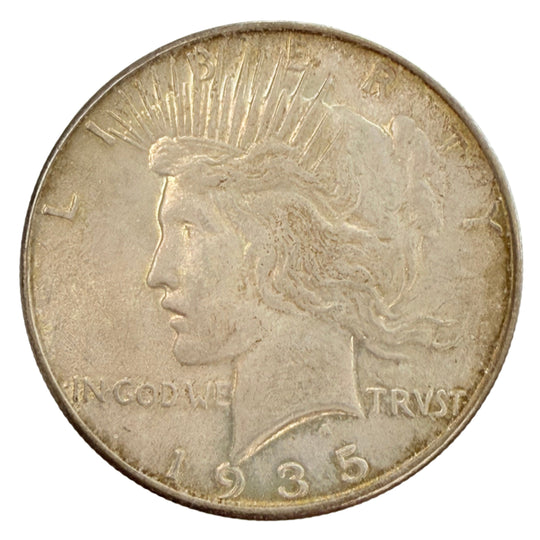 1935 Peace Silver Dollar (AU)