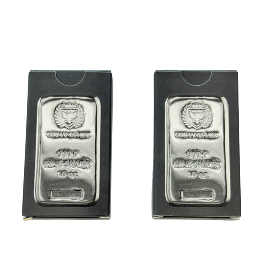 Germania Mint 10 oz Silver Bar (Secondary Market)